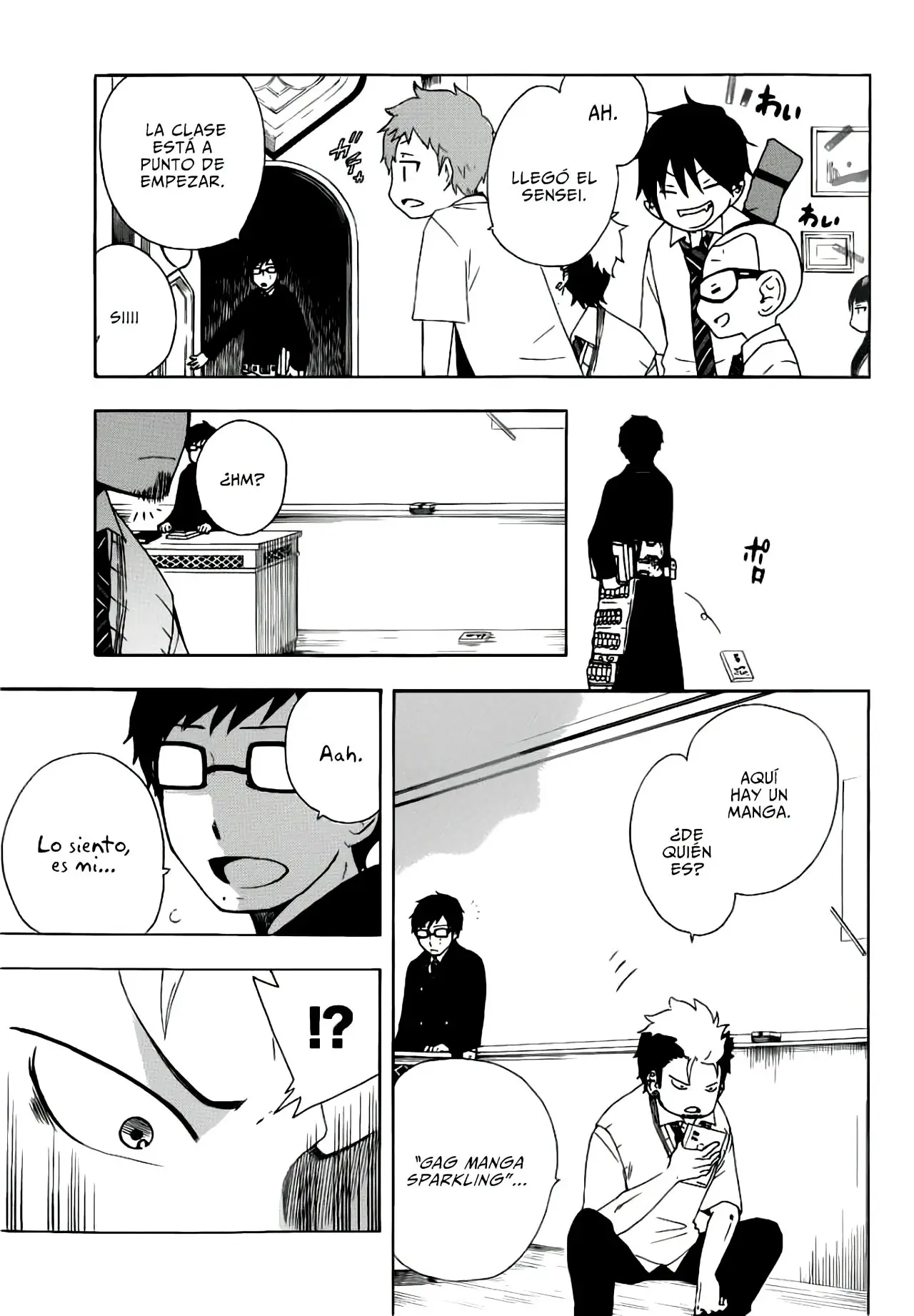 Ao no Exorcist capítulo 46.6, página 3