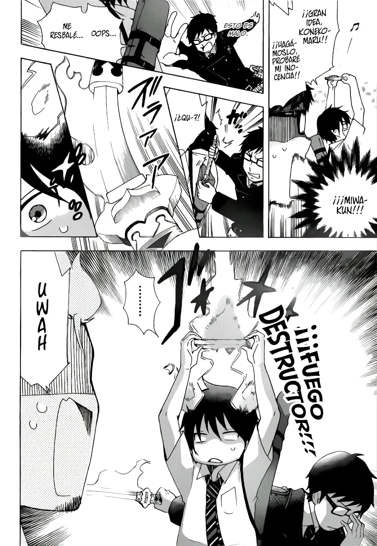 Ao no Exorcist capítulo 46.6, página 6