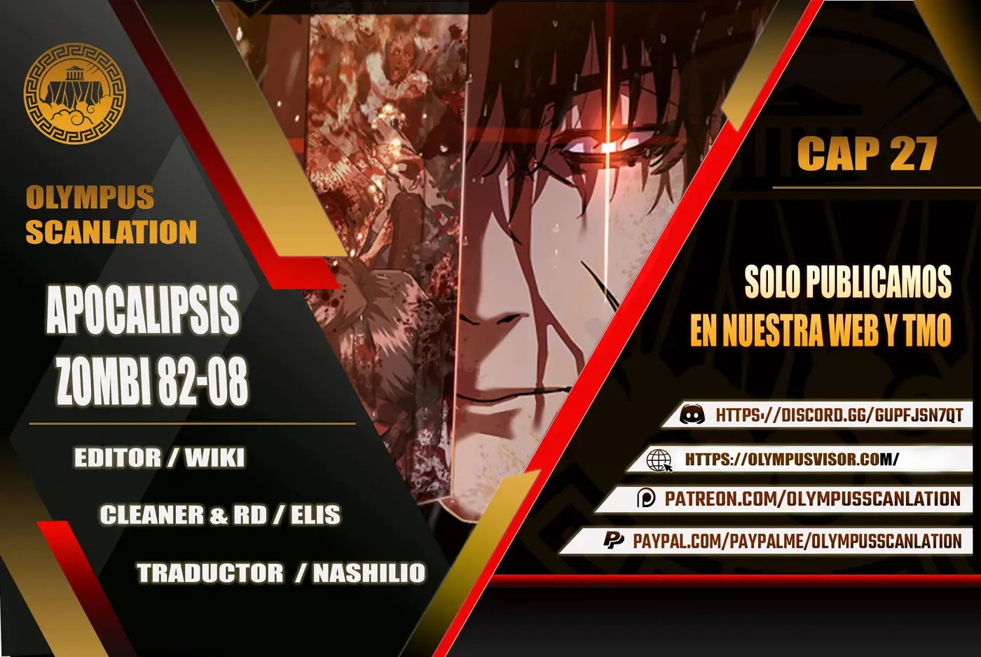 Apocalipsis Zombi 82-08 capítulo 27, página 1