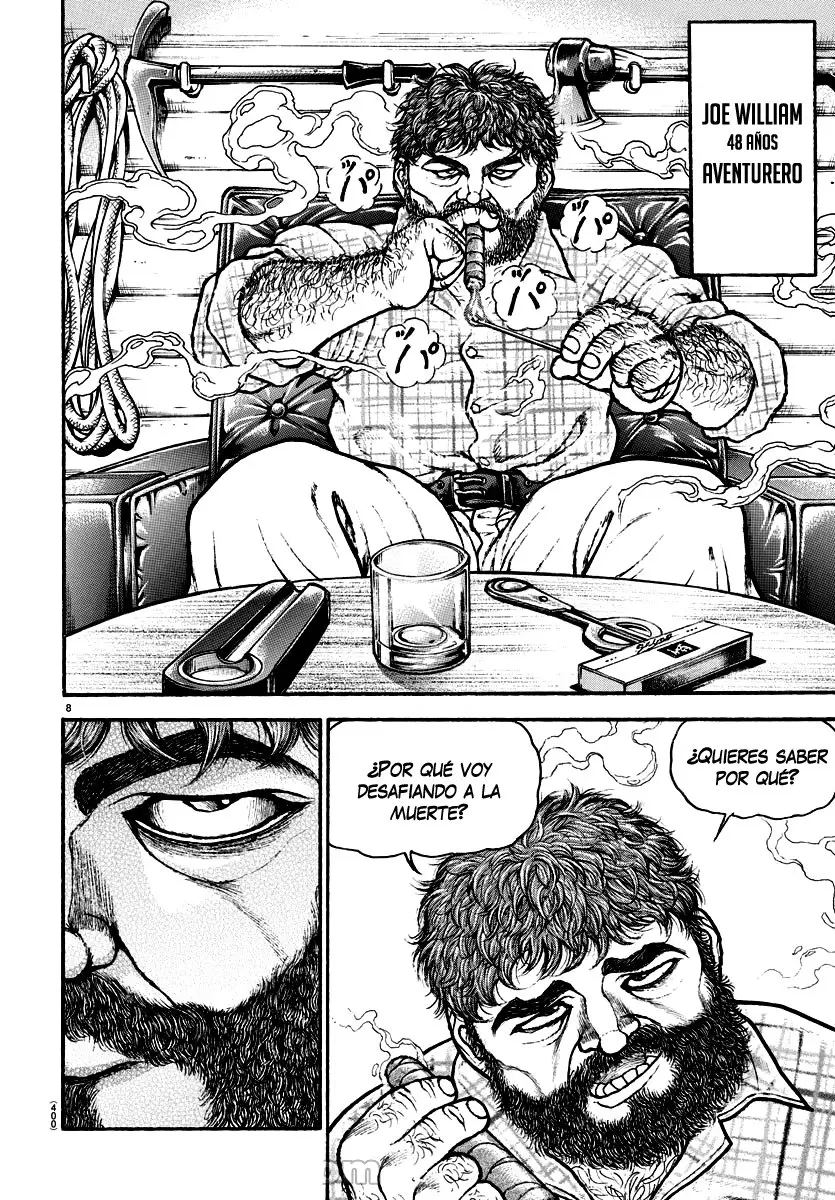 Baki Dou capítulo 100, página 9