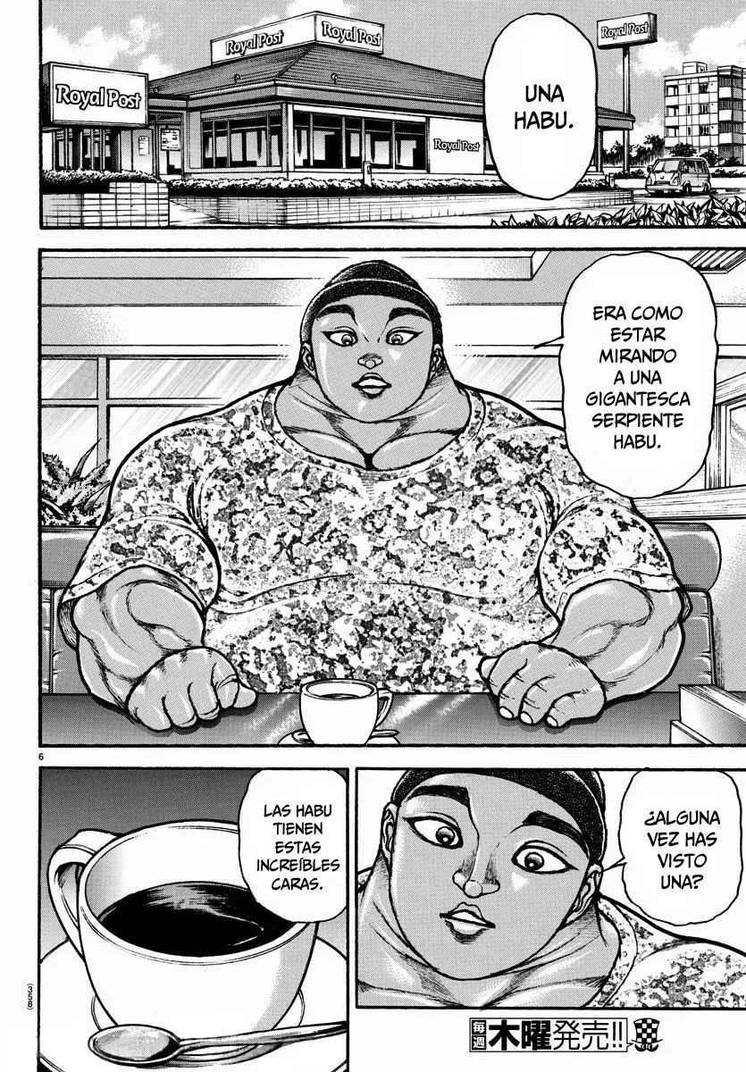 Baki Dou capítulo 101, página 6