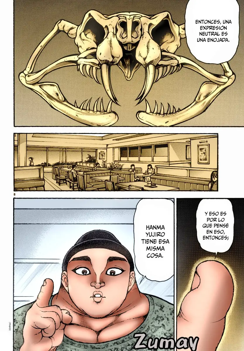 Baki Dou capítulo 101, página 8