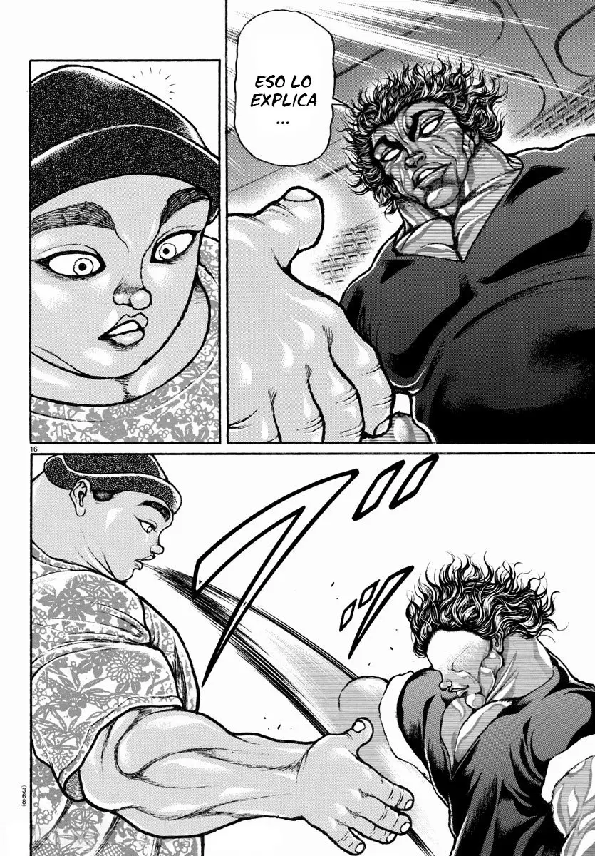 Baki Dou capítulo 101, página 16