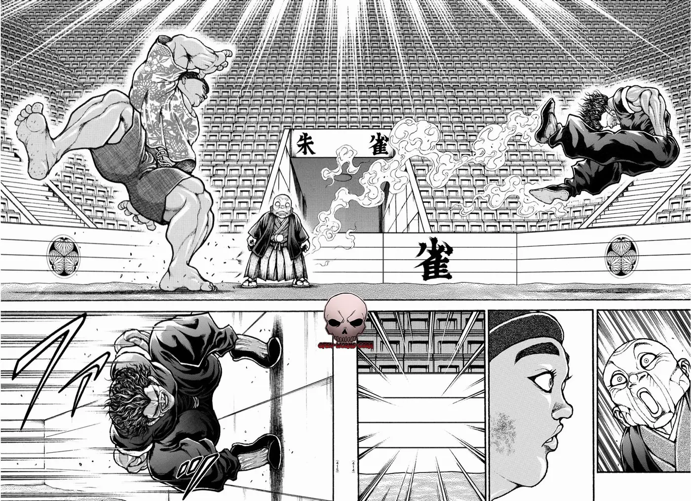 Baki Dou capítulo 102, página 14