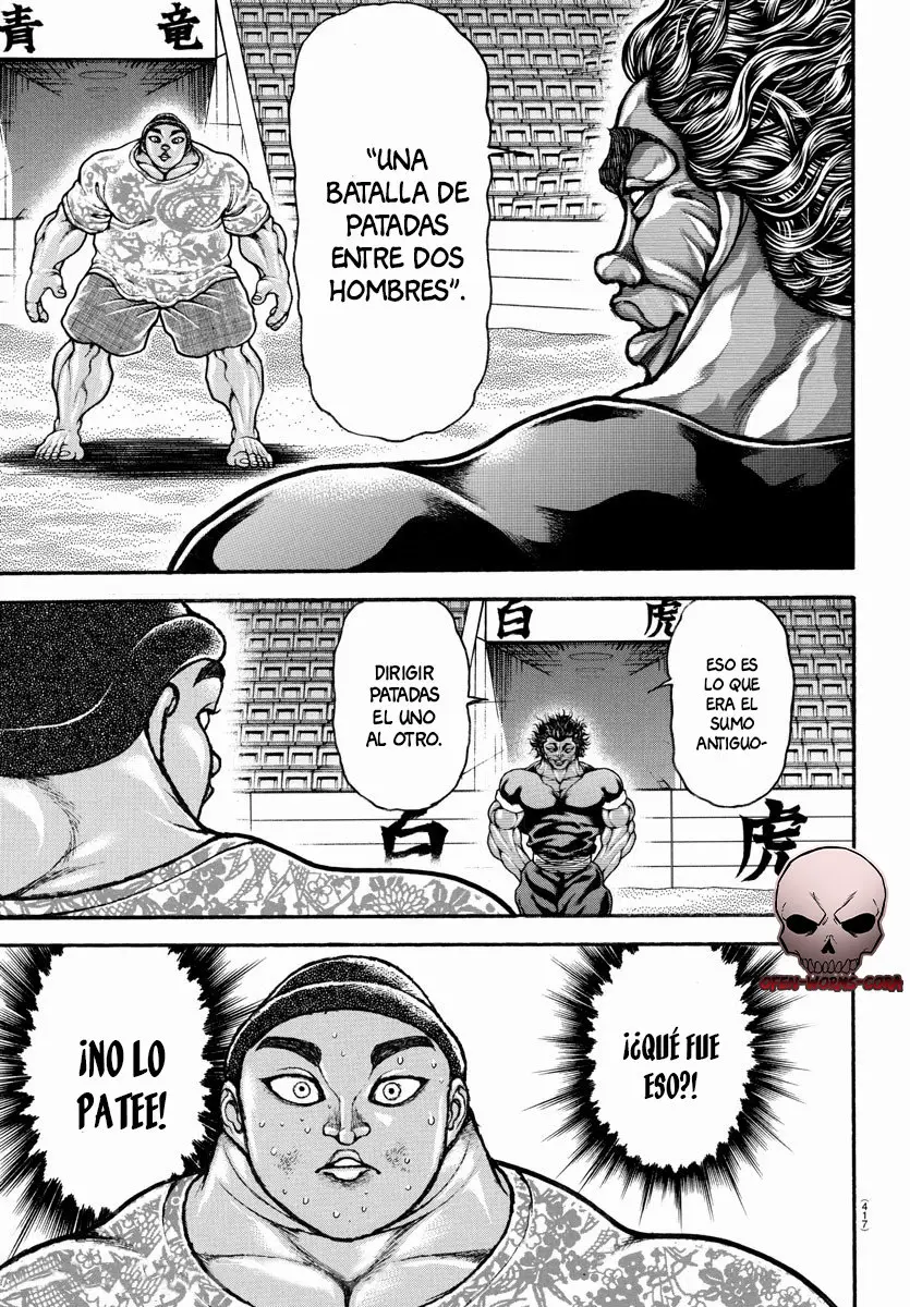 Baki Dou capítulo 102, página 16