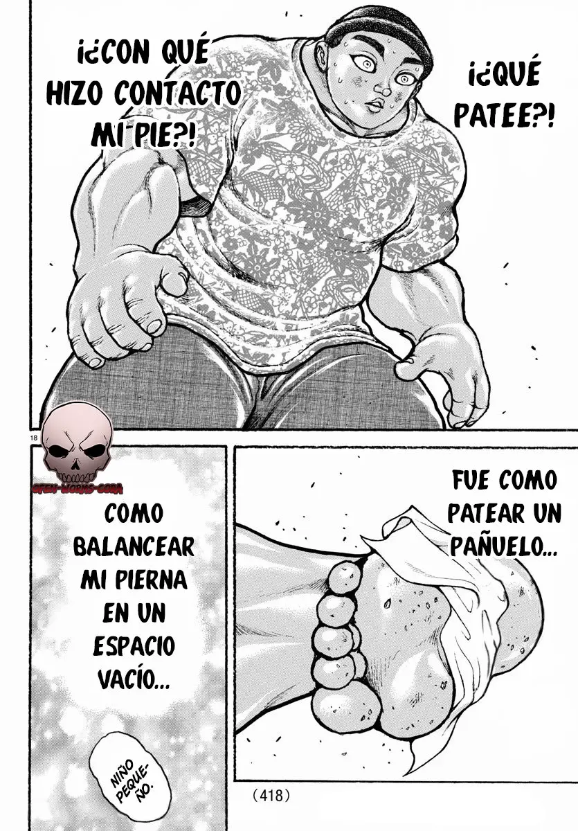 Baki Dou capítulo 102, página 17