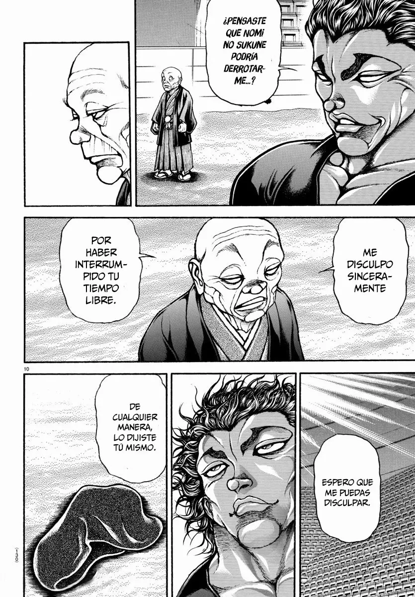 Baki Dou capítulo 103, página 10
