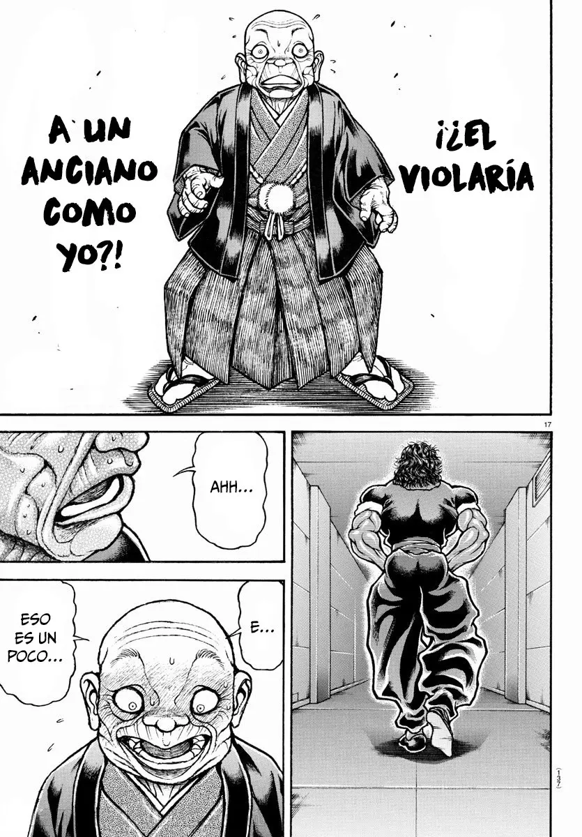 Baki Dou capítulo 103, página 17