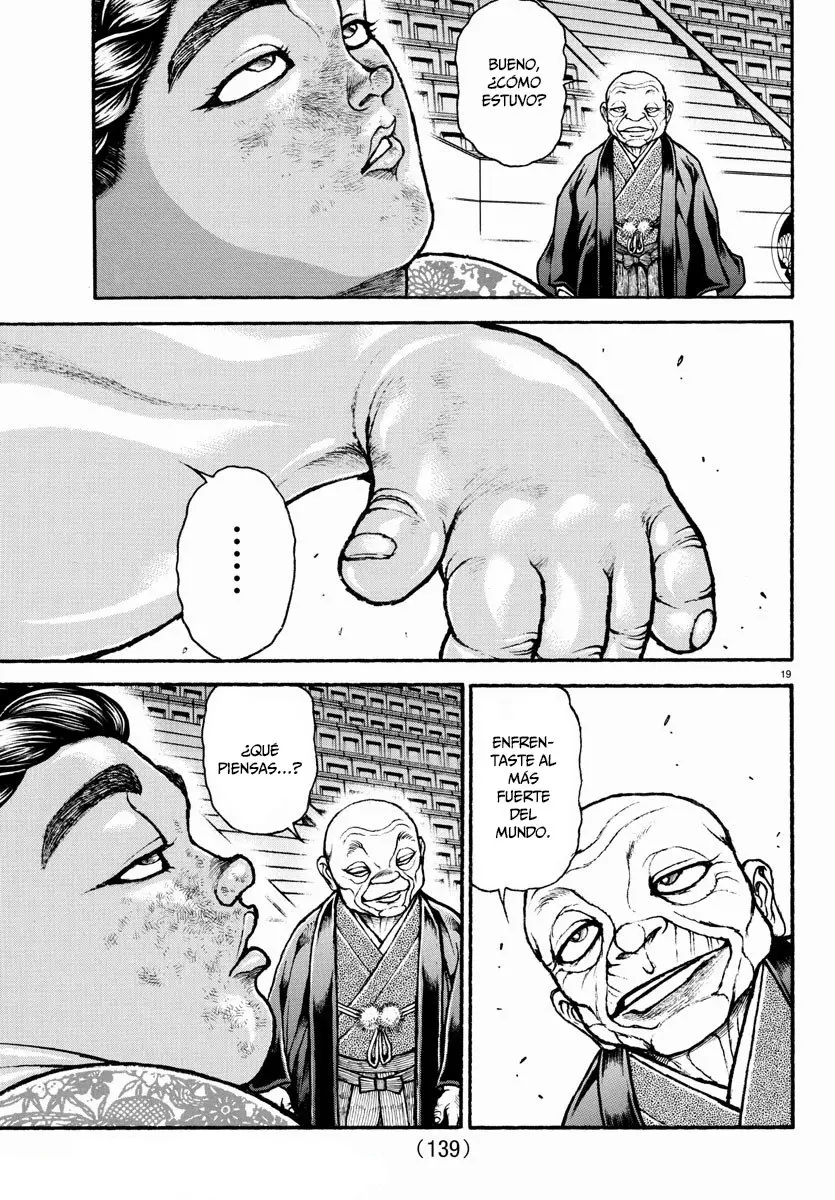 Baki Dou capítulo 103, página 19