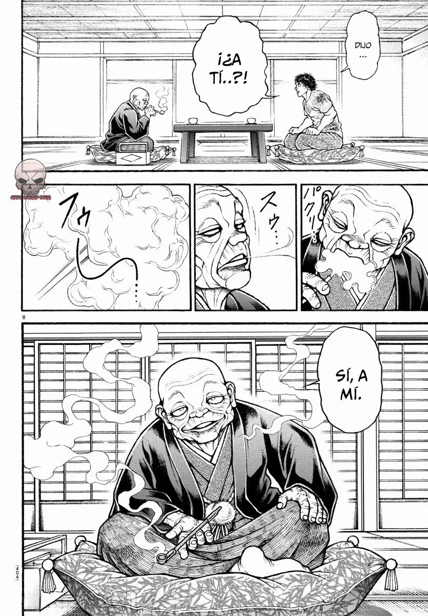 Baki Dou capítulo 105, página 9
