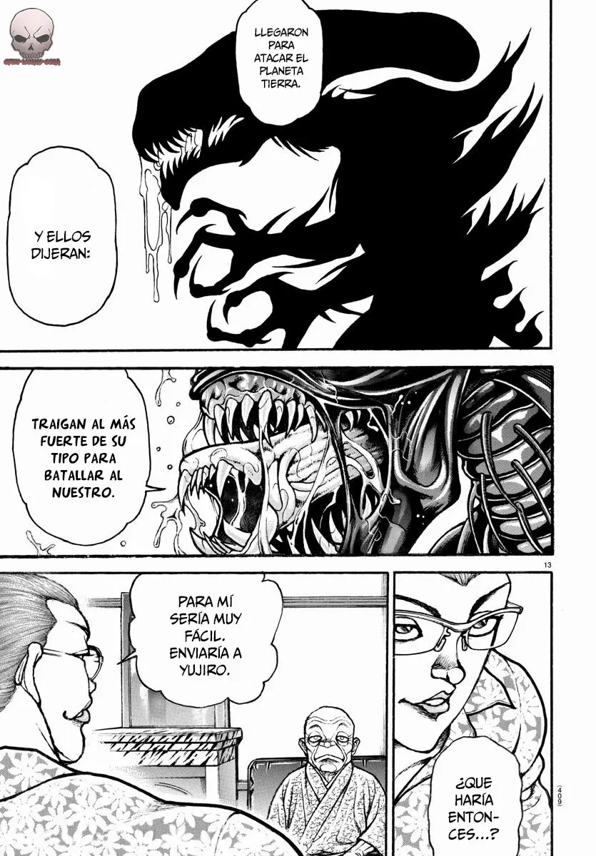 Baki Dou capítulo 105, página 14