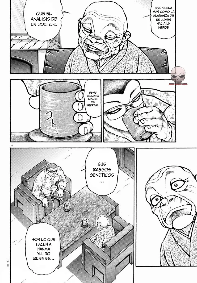 Baki Dou capítulo 105, página 15