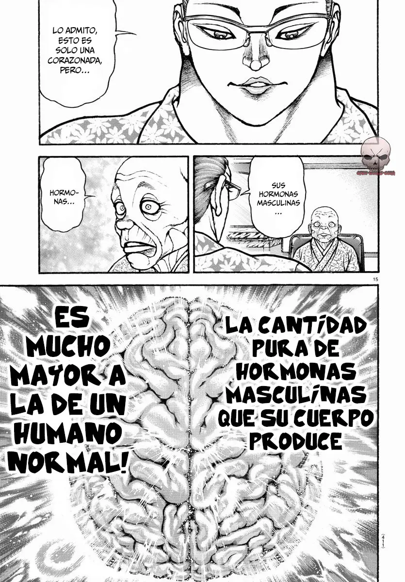 Baki Dou capítulo 105, página 16