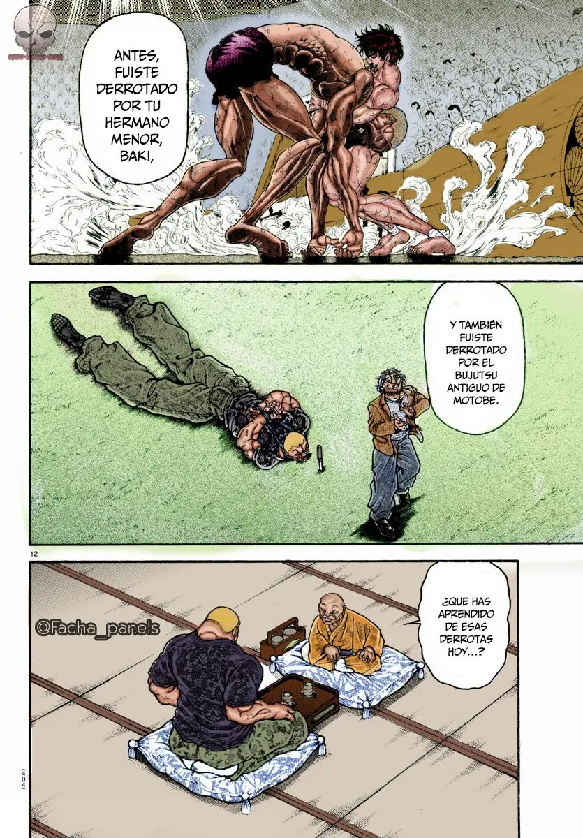 Baki Dou capítulo 106, página 15
