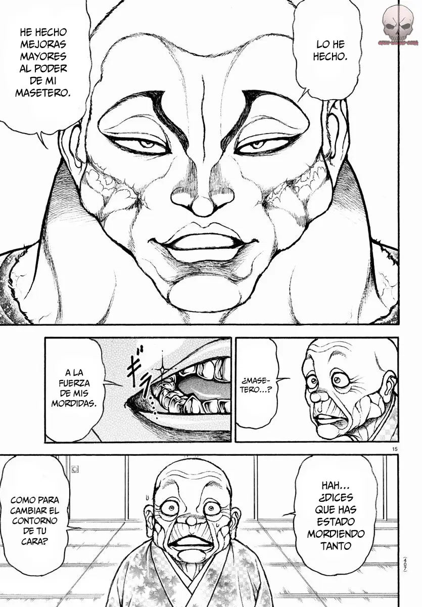 Baki Dou capítulo 106, página 19