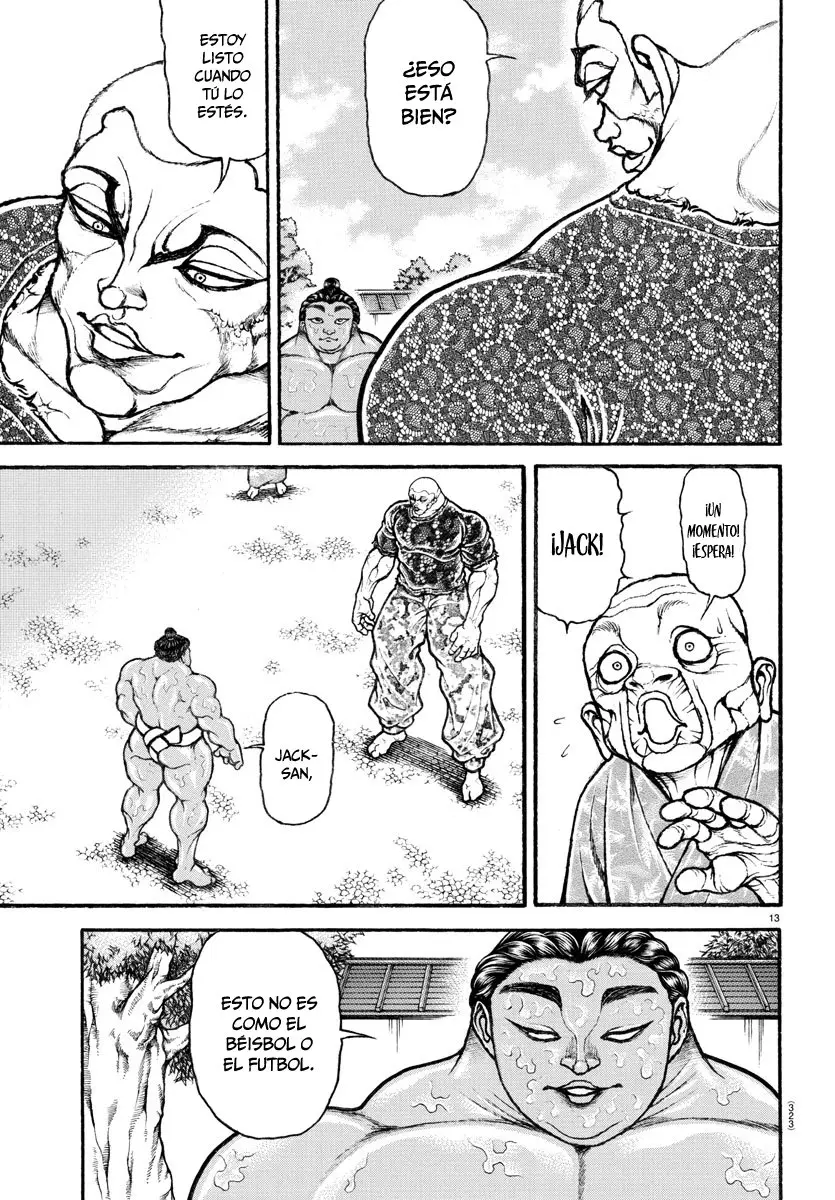 Baki Dou capítulo 112, página 13