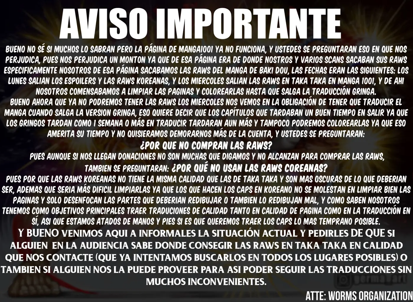 Baki Dou capítulo 119.6, página 1
