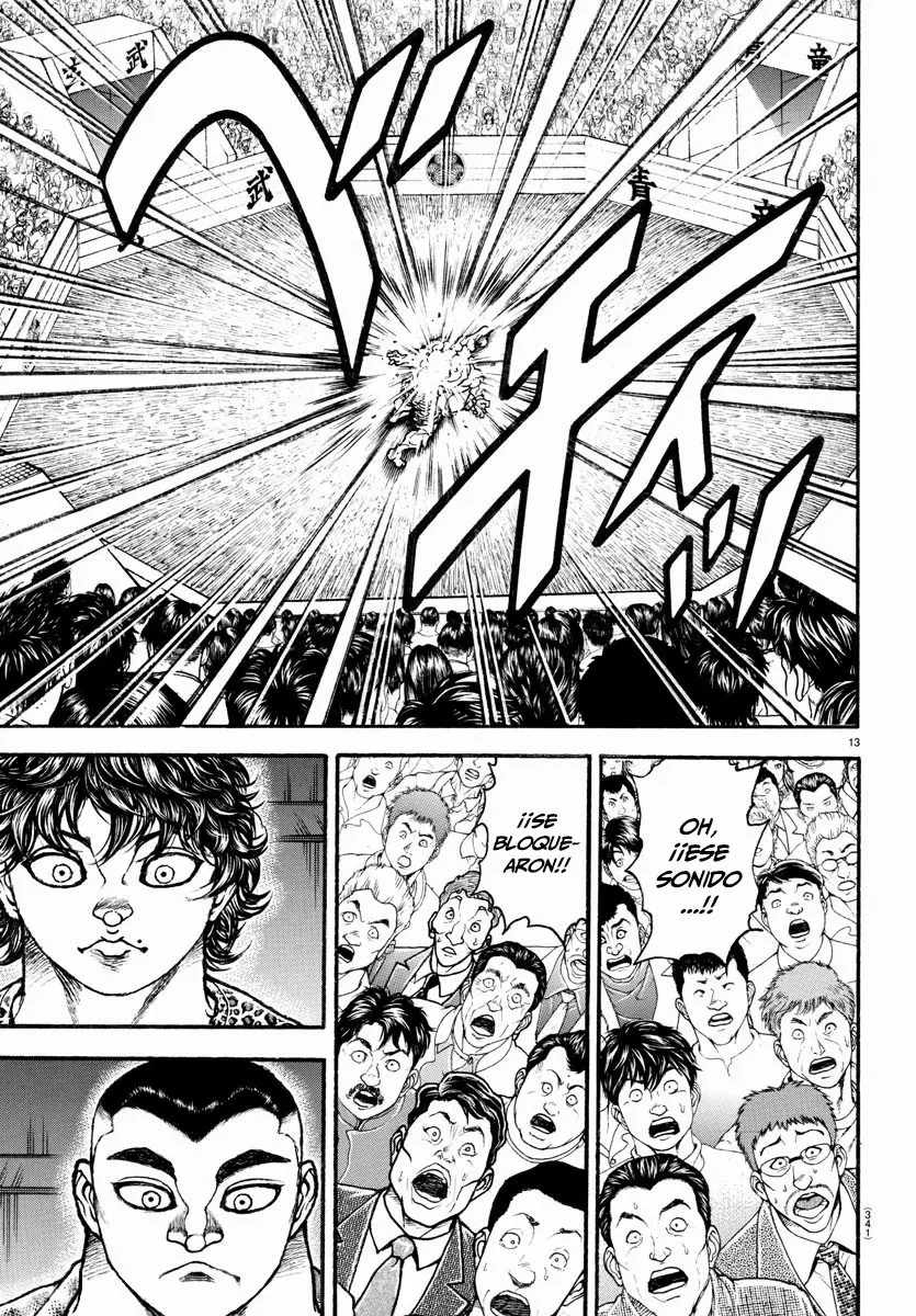 Baki Dou capítulo 119, página 13