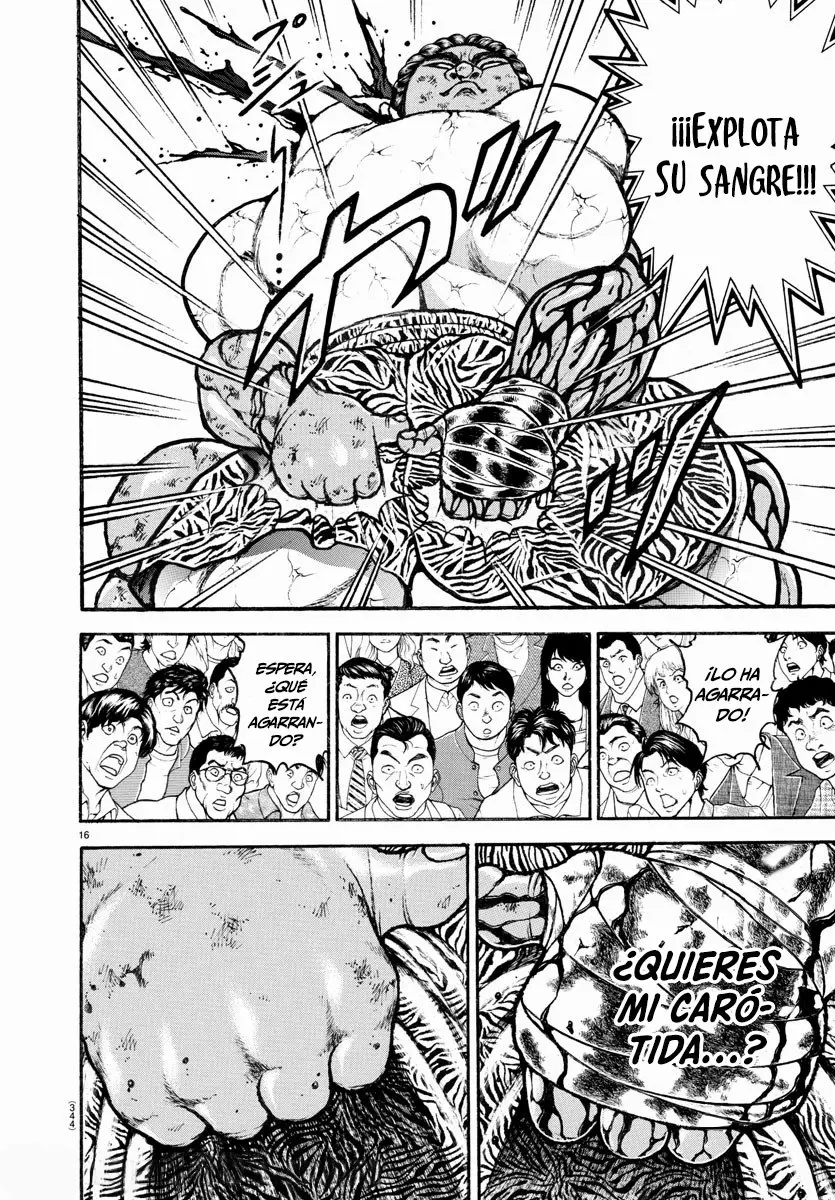 Baki Dou capítulo 119, página 16