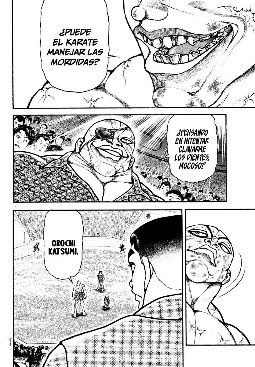 Baki Dou capítulo 122, página 15