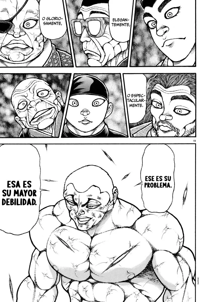 Baki Dou capítulo 122, página 20