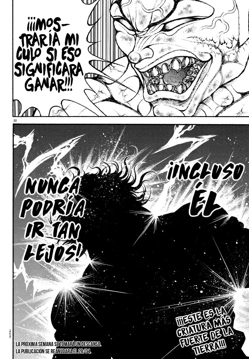 Baki Dou capítulo 122, página 21