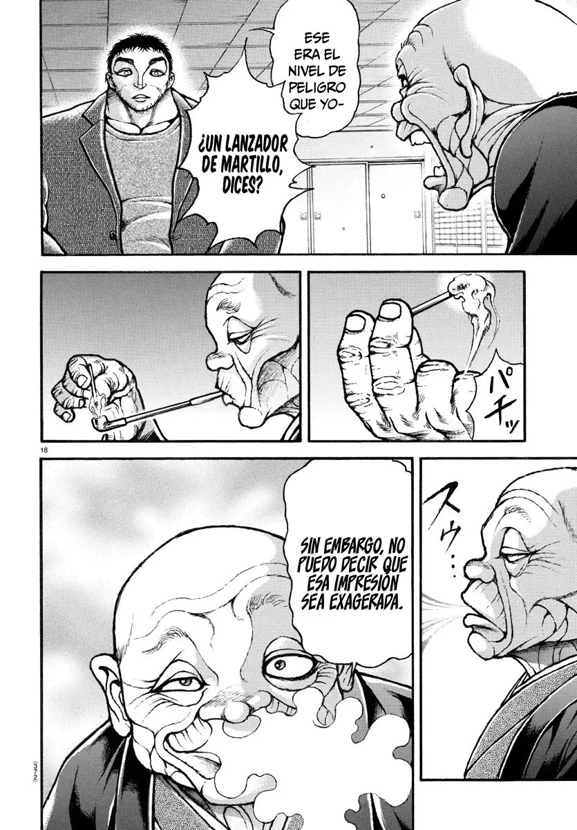 Baki Dou capítulo 124.5, página 18