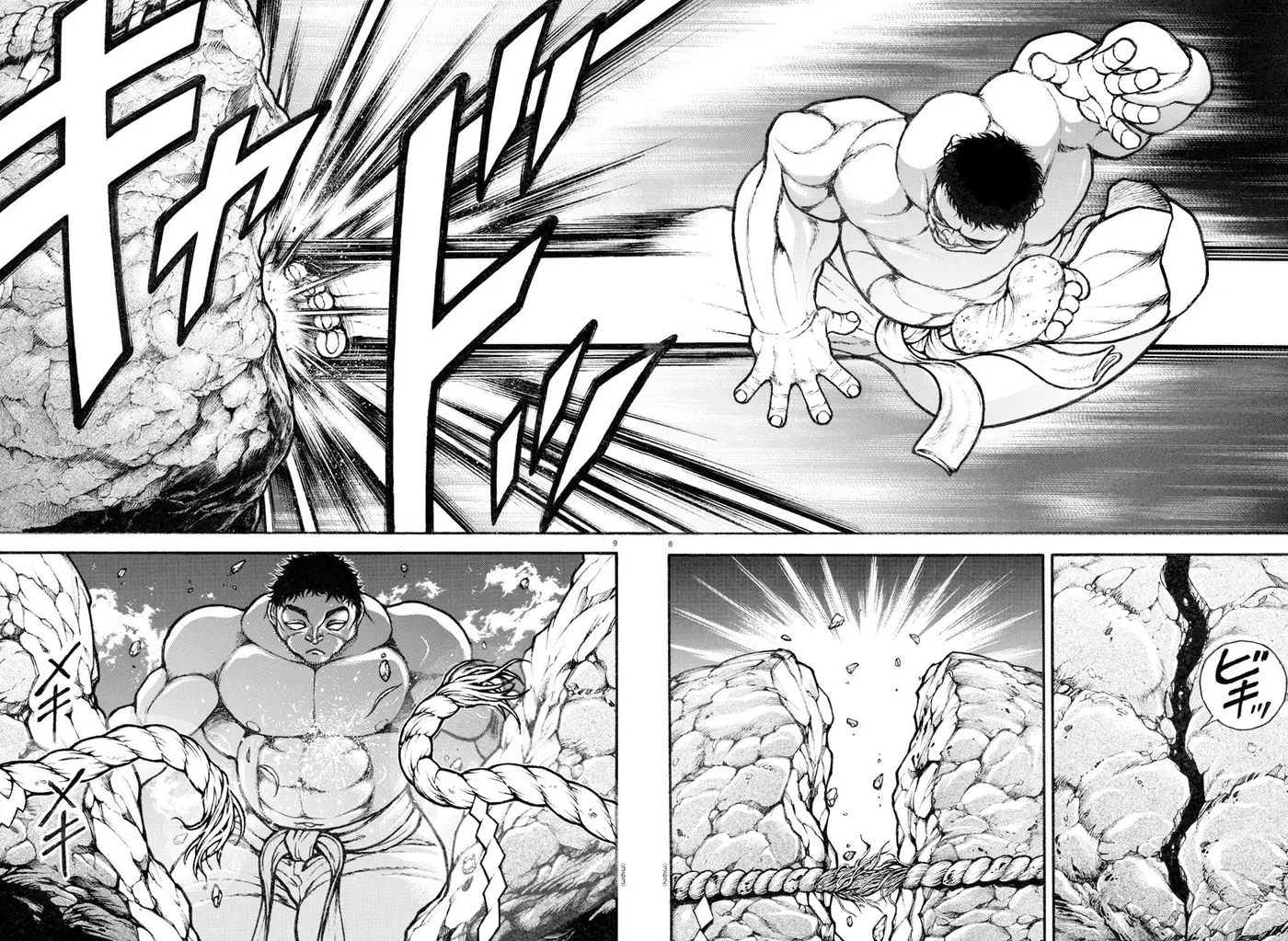 Baki Dou capítulo 124, página 9