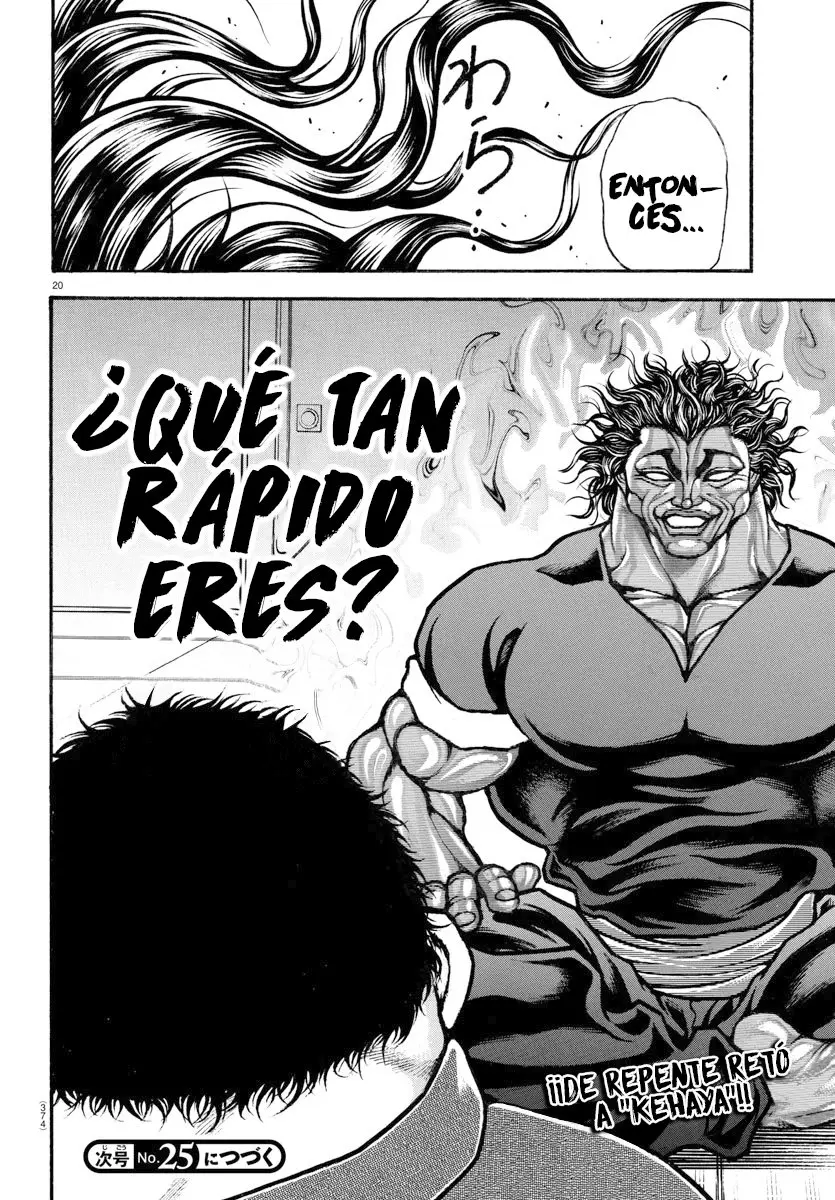 Baki Dou capítulo 124, página 19