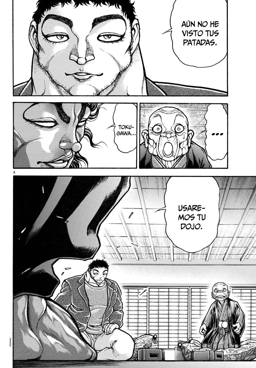 Baki Dou capítulo 125, página 9