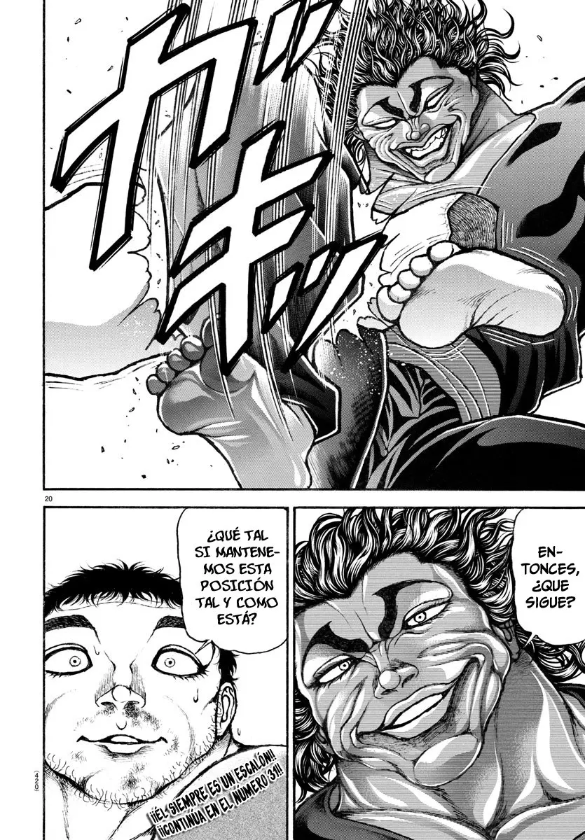 Baki Dou capítulo 126, página 19