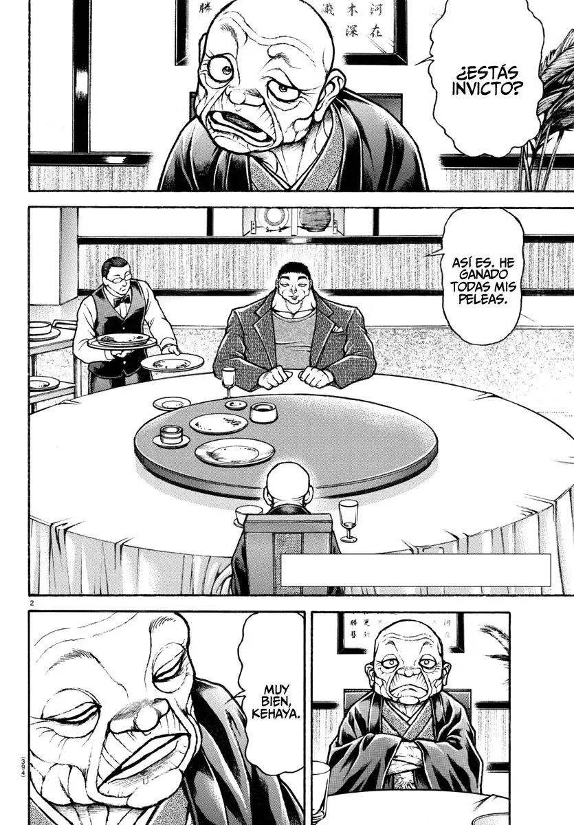 Baki Dou capítulo 129, página 3
