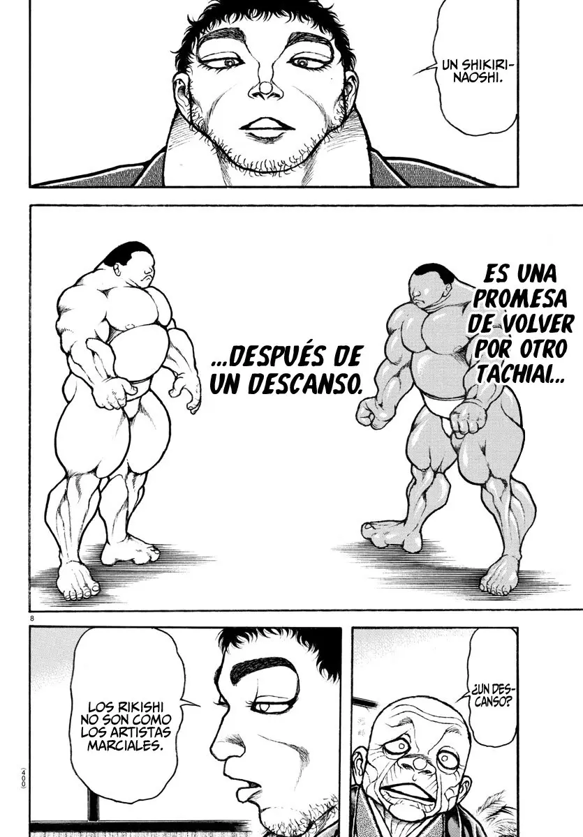Baki Dou capítulo 129, página 9