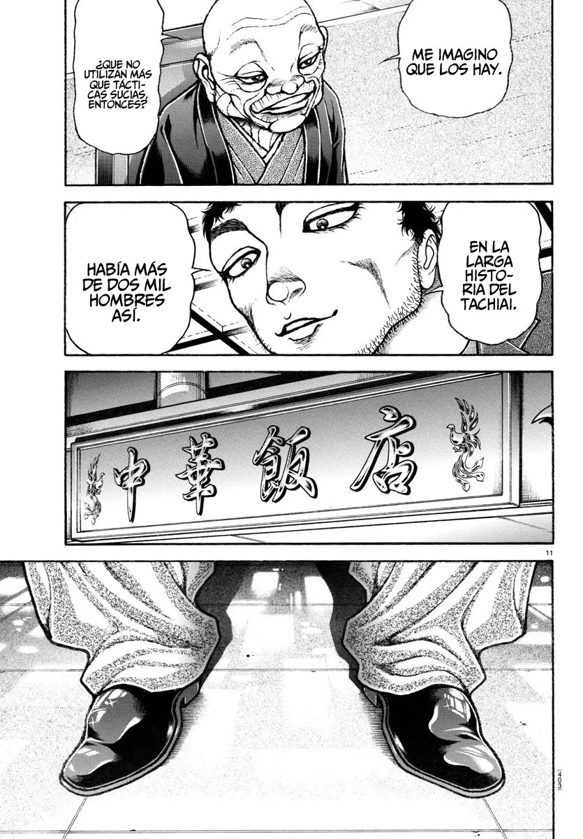 Baki Dou capítulo 129, página 12