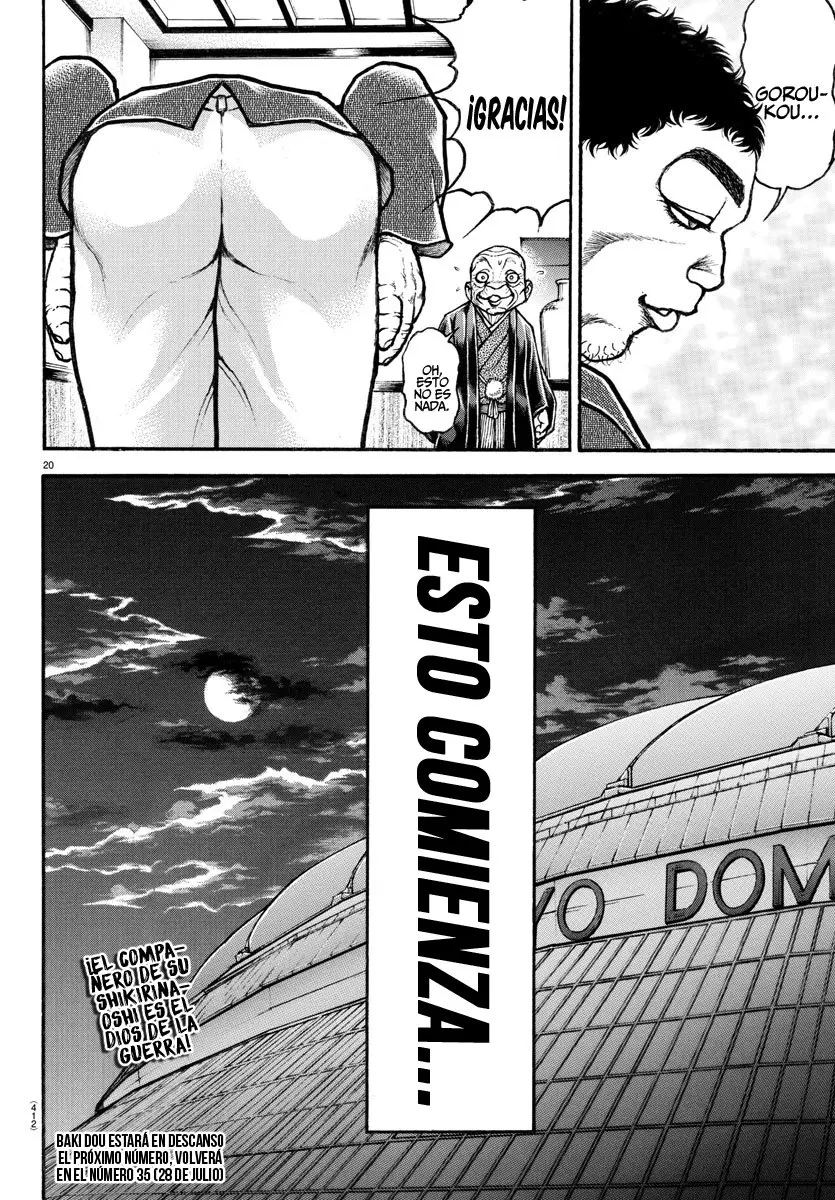 Baki Dou capítulo 129, página 21