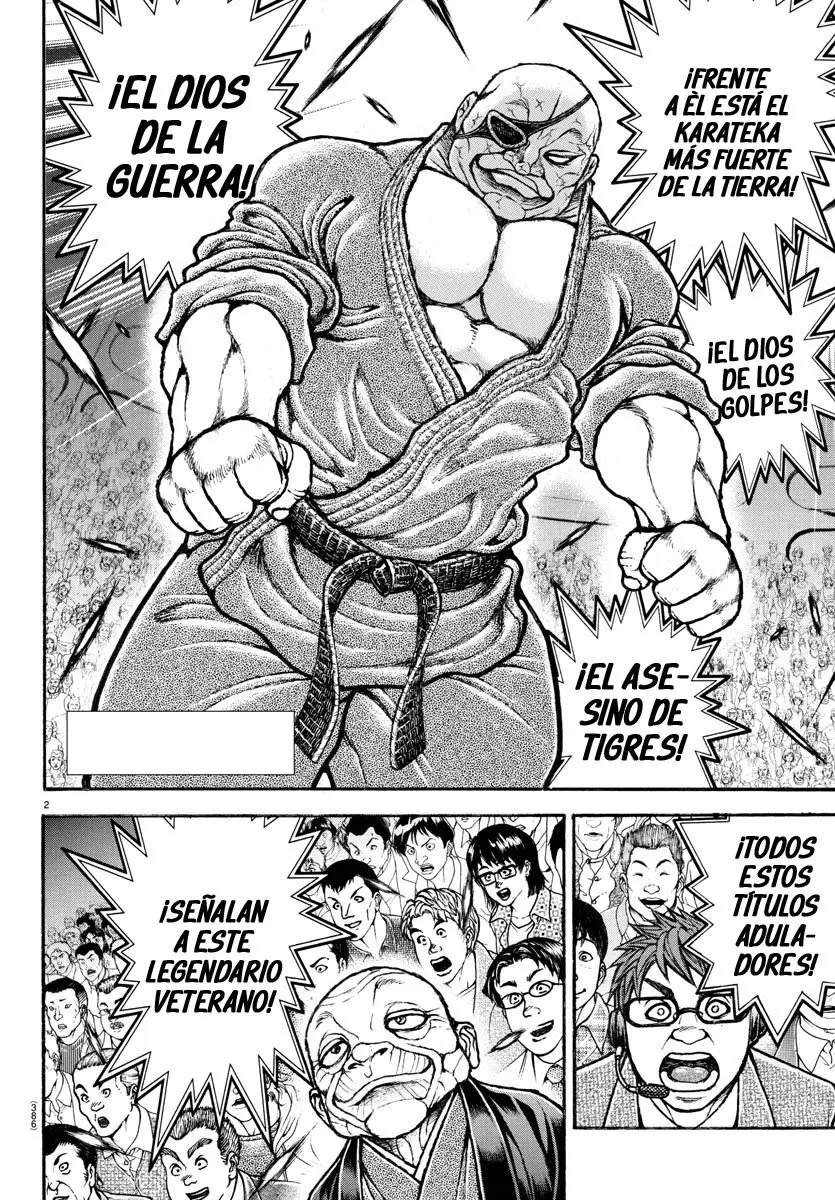 Baki Dou capítulo 132, página 3