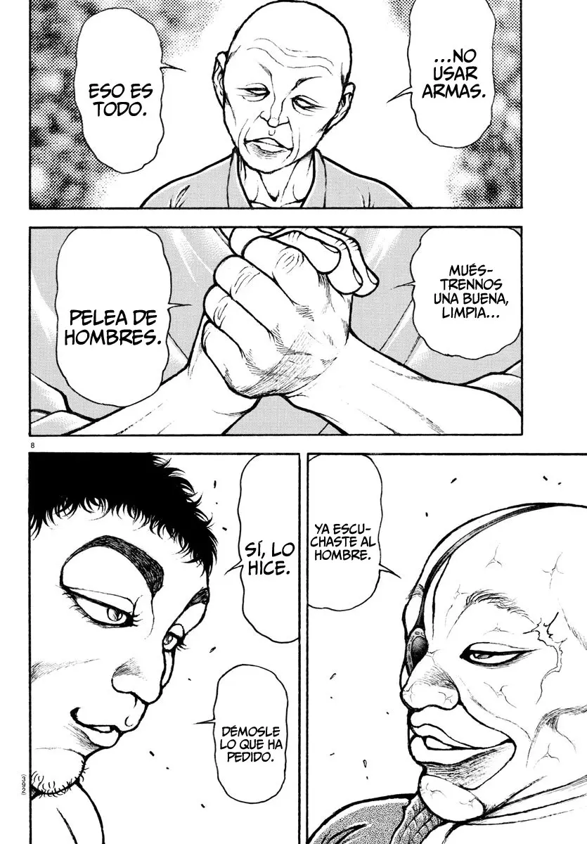 Baki Dou capítulo 132, página 9