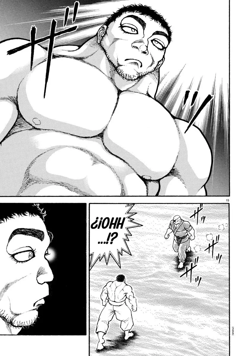 Baki Dou capítulo 132, página 15
