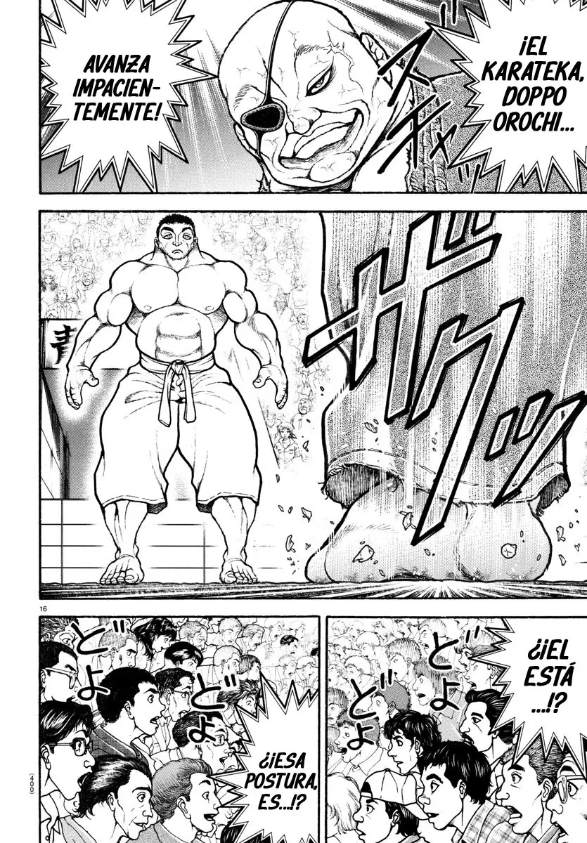 Baki Dou capítulo 132, página 16