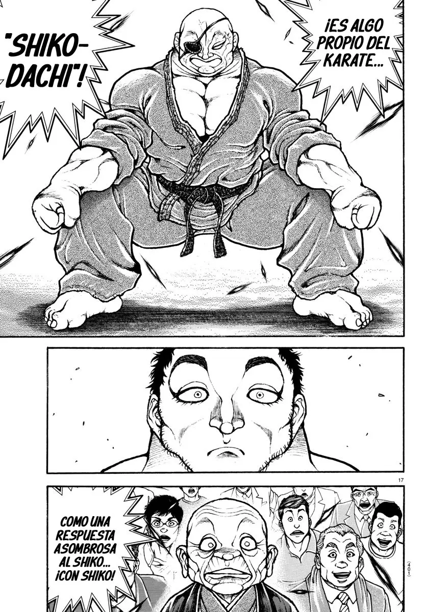 Baki Dou capítulo 132, página 17