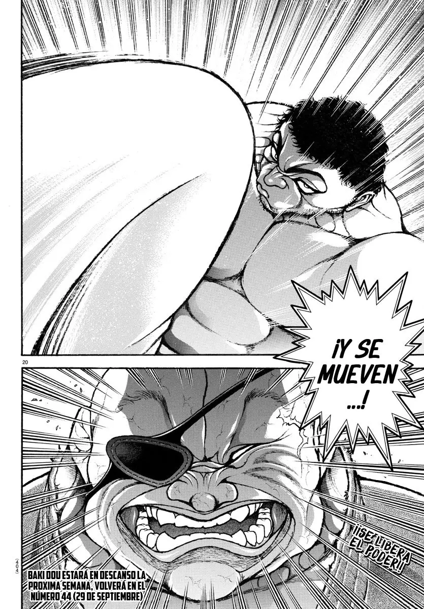 Baki Dou capítulo 132, página 19