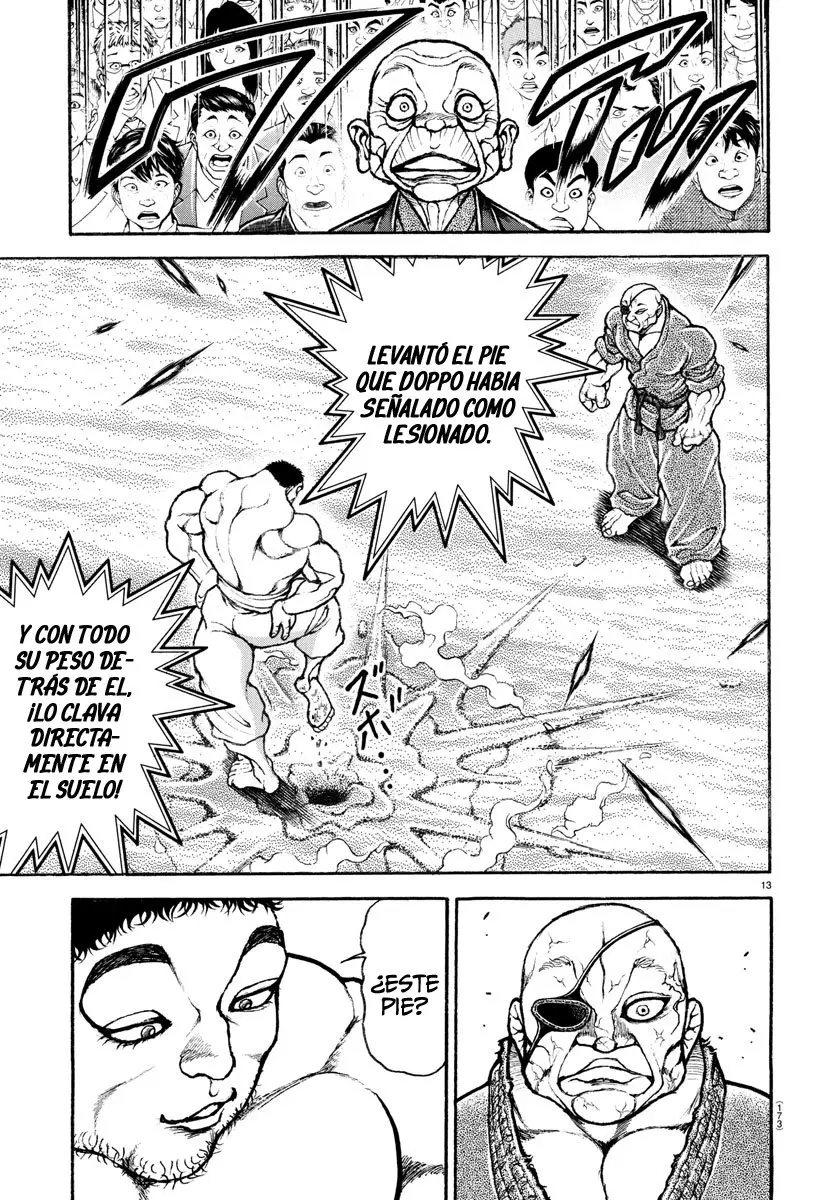 Baki Dou capítulo 133, página 14