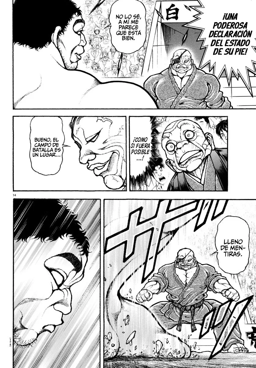 Baki Dou capítulo 133, página 15