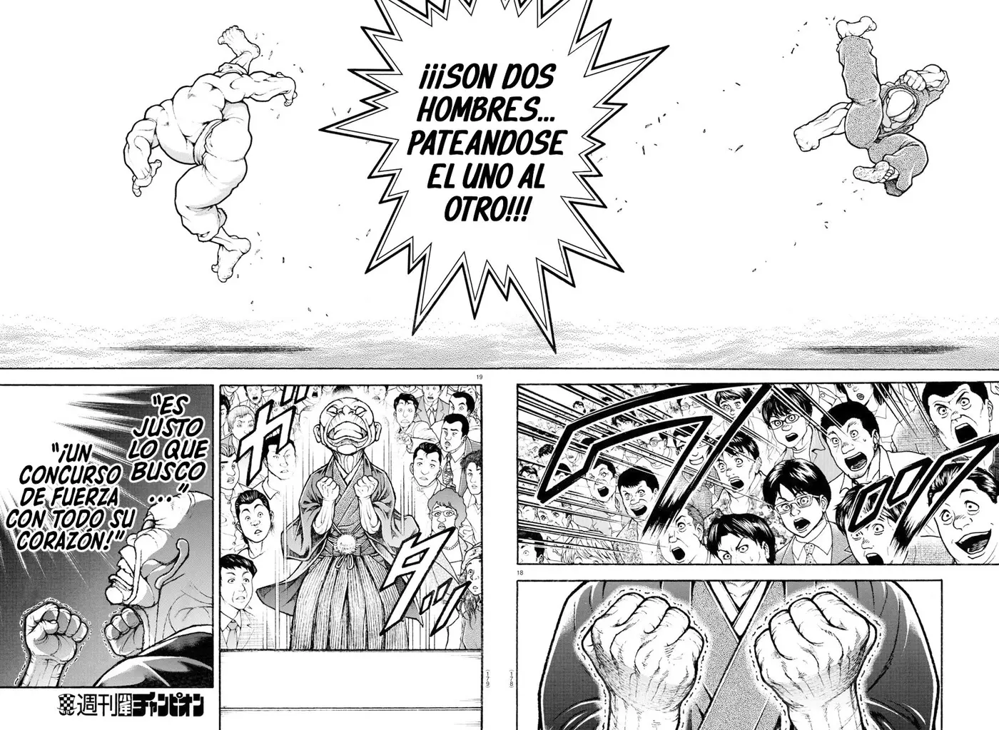 Baki Dou capítulo 133, página 18