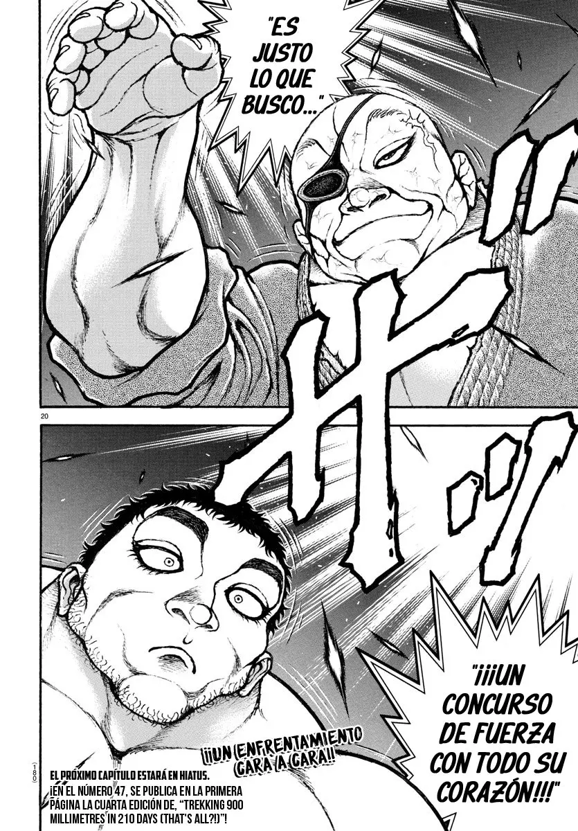 Baki Dou capítulo 133, página 19