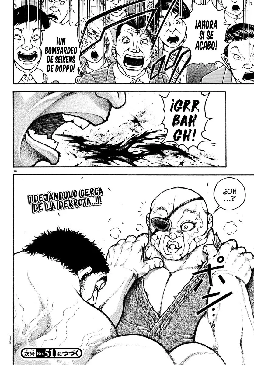 Baki Dou capítulo 134, página 22