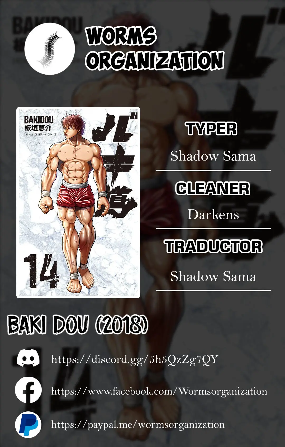 Baki Dou capítulo 135, página 1