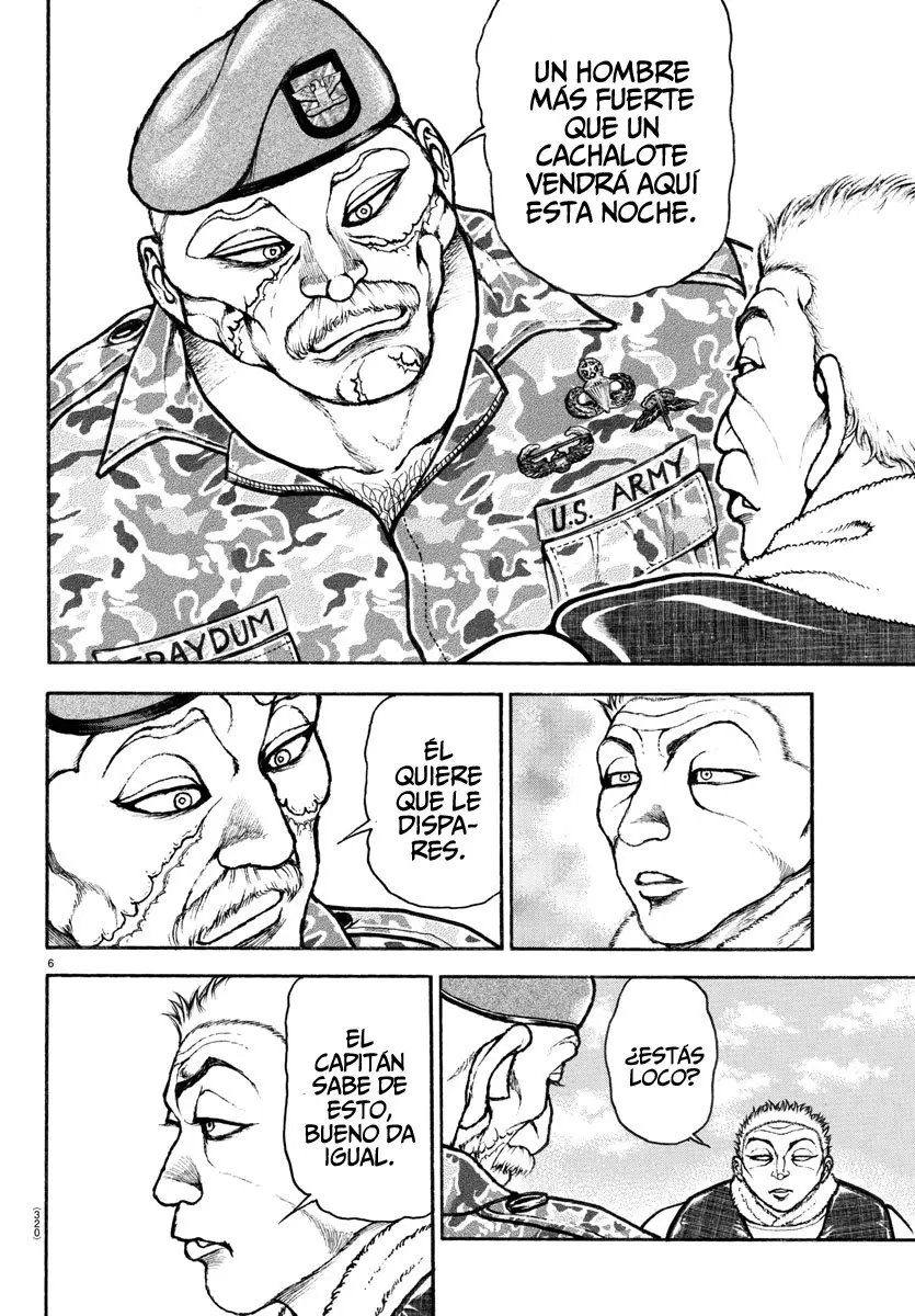 Baki Dou capítulo 136, página 7