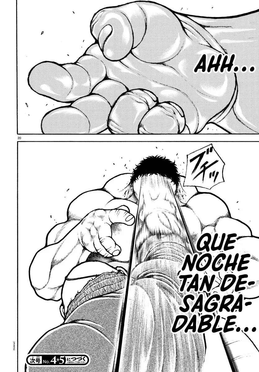 Baki Dou capítulo 137, página 19