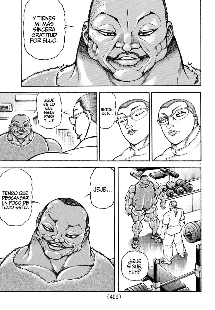 Baki Dou capítulo 138, página 17